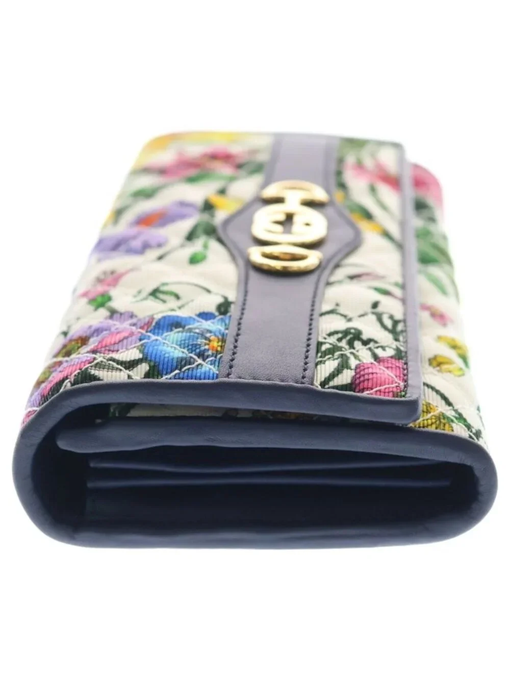 Gucci GG Marmont Flora Wallet Leather Canvas